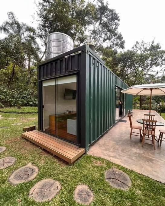 圣保罗Casa Container Na Represa De Guarapiranga! Sonho!别墅 外观 照片